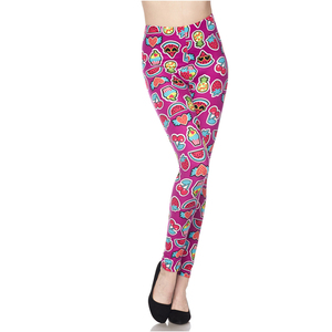 Wholesale High Quality Elastic Waist Women Sublimation <b>Leggings</b> High Quality Ladies Printed <b>Leggings</b> - Product Image 3