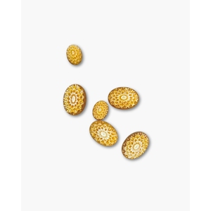 ไข่มุกเปลือกหอยมุกสีเหลืองแบบเม็ดเดี่ยว - Product Image 1