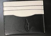 Portefeuilles personnalisés en cuir verni pour sororités et fraternités, avec lettres grecques, mini, fins, vintage, rétro, haute qualité