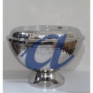 Prêt à expédier Caviar serveur chauffe-plat avec acier inoxydable métal plaqué argent chauffe-plat pour mariage et restaurant utilisations - Product Image 2