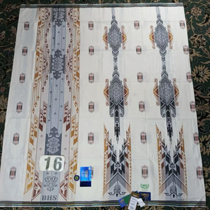 BHS Excellent Gold, un sarong y lungi tradicional musulmán de algodón para hombre, transpirable, cómodo para uso diario y oración islámica - Product Image 3