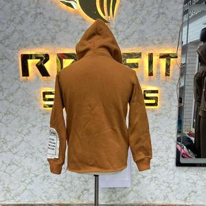 Sudadera con Capucha Estilo Moderno, Color Rosa, con Cremallera, Diseño Desgastado, Chaqueta con Cremallera y Pedrería, Precio Ajustable, Lavado Ácido, Sudadera de Forro Polar para Hombre, Estilo Urbano - Product Image 2