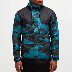 Premium <b>Men</b> Windbreaker Jacket Stand Collar Front Logo Hooded Lightweight Waterproof Fabric <b>for</b> Winter Outdoor Sports Travel - Product Image 3