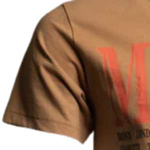 Rainbow Tour Graphic T Shirt for Men and Women Bold Color Text Print Tan Cotton Casual Streetwear Tee - Product Image 4