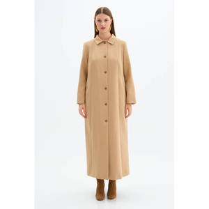 Manteau classique en tissu camel pour l'automne - Product Image 3