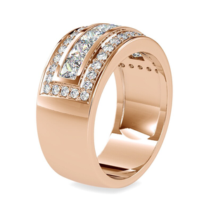 Anillo de oro de 10K con diamantes de moissanita de alta calidad para hombre, joyería de Hip Hop de lujo a la moda para compradores, anillo clásico - Product Image 6