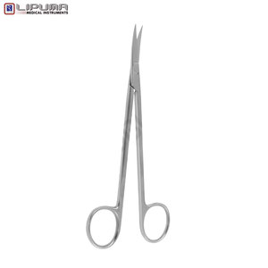 Tijeras para fístula de acero inoxidable de grado quirúrgico Kelly, 16,0 cm, instrumentos médicos curvos de calidad superior, fuente de alimentación Manual MOL - Product Image 6