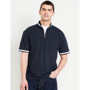 Sublimación personalizada Hombres Polos Camiseta de manga corta de poliéster de punto Polos para hombres - Product Image 4