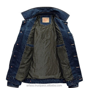 Vestes pour hommes/vestes pour hommes/veste pour homme sur mesure veste longue en jean extensible pour hommes veste en jean en coton bleu à bas prix - Product Image 4