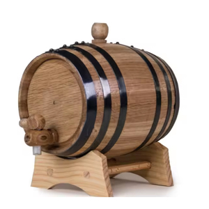 El mejor barril de vino envejecido de madera de roble americano de 10 litros hecho a mano para la construcción de acero de envejecimiento de whisky y cerveza - Product Image 2