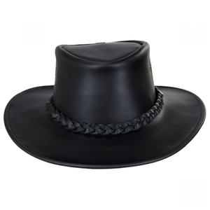 Sombrero de Vaquero Clásico Personalizado de Fieltro 100% Lana, Ala Ancha, Banda de Cuero, Estilo Occidental para Deportes, Casual, Aire Libre - Product Image 4
