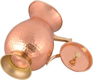 Caliente en venta Premium Home and Hotel 100% Pure Copper Drinkware Jarras para uso doméstico y Hotelero de India - Product Image 3
