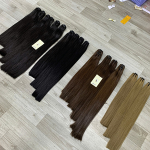 Promoción de paquetes de cabello vietnamita virgen crudo de doble estiramiento de alta calidad estilos de cabello naturalmente liso en formato de trama natural - Product Image 4