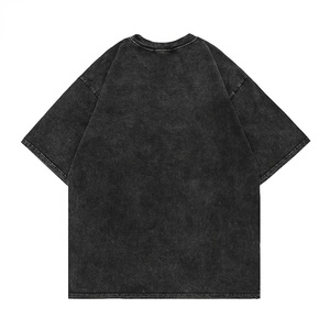เสื้อยืดลายกราฟิกสไตล์วินเทจทรงโอเวอร์ไซส์สำหรับผู้ชาย ลวดลายกราฟิกแบบย้อมสีเอซิด ดีไซน์ล่าสุด ผ้าฝ้าย 100% เหมาะสำหรับฤดูร้อน ใส่ได้ทั้งชายและหญิง - Product Image 2