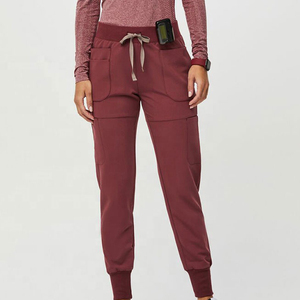 ชุดยูนิฟอร์มพยาบาลและแพทย์หญิงแบบสั่งทำปี 2023 ผ้าเจอร์ซีย์โพลีเอสเตอร์ผสมสแปนเด็กซ์ ชุดพรีเมียม - Product Image 5