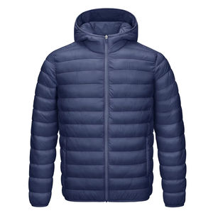 Chaqueta Acolchada con Capucha Larga para Hombre, Resistente al Agua, Abrigo Grueso y Cálido para Invierno, Otoño, Esquí, Senderismo, Cortavientos, Plumón de Pato - Product Image 1