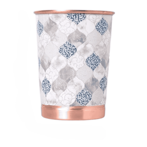 Utilisation de bureau à domicile en verre d'eau imprimé en cuivre fait main à bas prix - Product Image 4