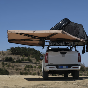 Tự động 4 mùa phong cách xe bên mái hiên dễ dàng thiết lập Oxford Vải mái lều sợi Carbon nhôm ngoài trời lớn - Product Image 5