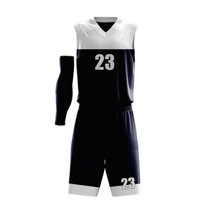 Uniformes de basket-ball tendance personnalisables en gros, jersey sans manches et short antibactériens à séchage rapide, unisexe pour toutes les équipes - Product Image 4