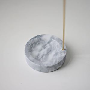 Porte-encens en marbre au design de luxe, brûleur d'encens en pierre personnalisé, support Agarbatti, haute fragrance, meilleure qualité à bas prix - Product Image 6