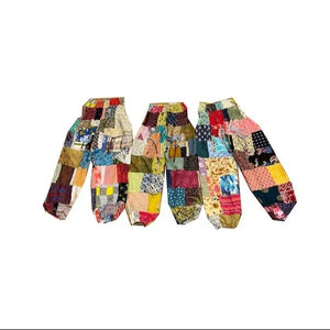 Pantalon Boho Patchwork Pantalon Sarouel avec Poches Toutes Saisons Vente en Gros Pantalon d'été pour Femmes et Hommes - Product Image 1