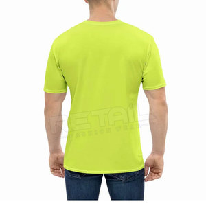 Camiseta de Manga Corta para Hombre, de Alta Calidad, Sublimada, con Cuello Redondo, Transpirable, de Secado Rápido, Anti-Pilling, Personalizable - Product Image 2