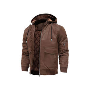 Homme Casual Biker Vestes Mode Moto Manteau Hiver Nouvelles Vestes Hommes Survêtement - Product Image 2