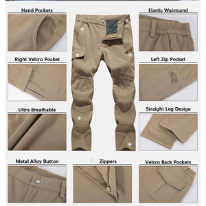 กางเกงซอฟต์เชลล์บุขนแกะสำหรับผู้หญิง สวมใส่สบาย กันน้ำ ขายดี คุณภาพสูง รับผลิตแบบ OEM - Product Image 4