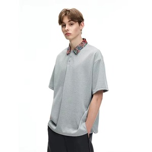 Polo en coton tendance grande taille pour homme, imprimé rétro décontracté, polo de golf de haute qualité pour le sport - Product Image 4