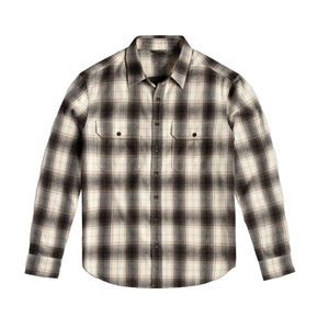 Camisa de Franela para Hombre, a Cuadros, 100% Algodón, Manga Larga, Casual, Cómoda, de Alta Calidad, al por Mayor, OEM ODM - Product Image 2