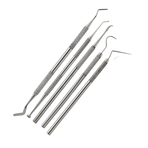 Instruments dentaires avancés 6 pièces, spatules de remplissage en résine composite avec instruments de remplissage dentaire plaqués titane - Product Image 1