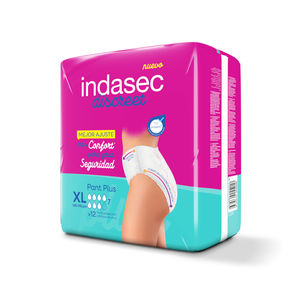 INDASEC DISCREET PANT PLUS TXL B12, las Mejores Pañales Desechables para Adultos, Transpirables, con Núcleo Superabsorbente, para Uso Nocturno, Unisex - Product Image 3