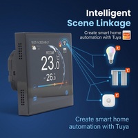 Termostato Inteligente con Pantalla Táctil WiFi SS600H para Uso en Hoteles, Calefacción por Suelo Radiante Flexible, Control por Aplicación Tuya, Eficiencia Energética Eléctrica