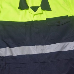 เครื่องแบบเซฟตี้ช่างไฟฟ้าสะท้อนแสงสำหรับผู้ชายชุดทำงานในโรงงานอุตสาหกรรม - Product Image 2