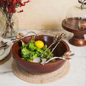 Handmade Decorative Serving Fruits Bowl for Kitchenware Best Seller Acacia Wood Serving Bowl for <b>Tableware</b> Usage - Product Image 1