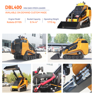 छोटे हाइड्रोस्टैटिक डीजल हैंडलिंग मल्टीफंक्शनल मिनी स्किड स्टीयरिंग लोडर - Product Image 5