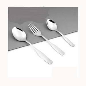 Couverts unis en acier inoxydable nickelé argenté Ensemble de couverts royaux vintage impressionnant avec poignée impressionnante - Product Image 1