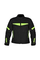 Chaqueta de Motocicleta de Invierno para Hombre, Marca Personalizada, 100% Poliéster, Tela de Pana, Cuello Alto Delgado, Impermeable y Ecológica