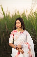 Sarong de mariée de style indien 2022, magnifique produit en soie, riche Minakari palette u, avec tissage de travail
