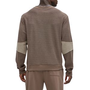 Ensemble de survêtement décontracté 2 pièces respirant à rayures imprimées pour adultes 100% polyester anti-boulochage écologique couleur unie - Product Image 4