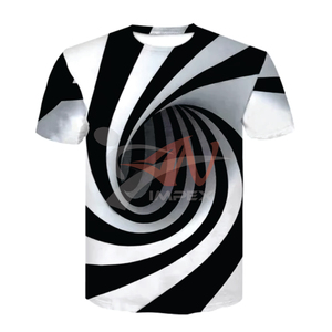 Camiseta de hombre con logotipo impreso personalizado de alta calidad con poliéster 100% de secado rápido y estilo informal para el verano - Product Image 1