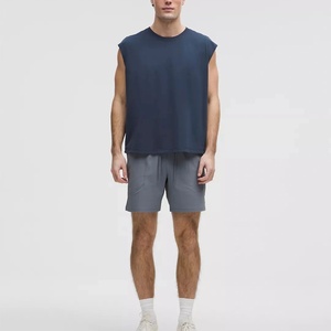 เสื้อกล้ามคอตตอนแขนกุดสำหรับผู้ชายเสื้อแขนกุดสำหรับเล่นกีฬาทำจากผ้าฝ้ายออกแบบโลโก้ได้ตามต้องการ - Product Image 2