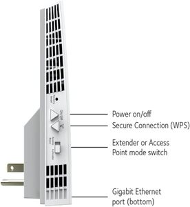 Netgear ex7300 <span class=keywords><strong>Wifi</strong></span> lưới phạm vi <span class=keywords><strong>Extender</strong></span> ac2200 Dual Band 4 anten bên ngoài 1 năm bảo hành cho 40 thiết bị 500-1000 sq. m - Product Image 1