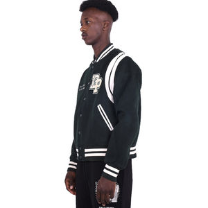 Veste universitaire en laine pour homme de haute qualité, style baseball d'hiver, broderie en chenille, style lettreman, veste en laine - Product Image 6