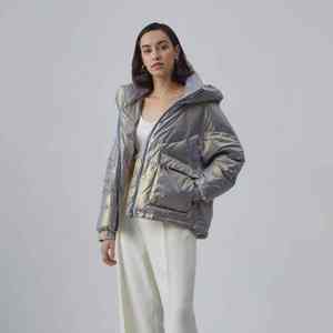 Veste matelassée pour femme, vêtements d'extérieur chauds pour l'hiver, coupe-vent, streetwear, design personnalisé, manteau tendance - Product Image 5