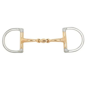 Mors à œil double articulé en forme de D, de qualité vétérinaire, pour l'équitation western, avec embouchure polie et lisse - Product Image 5