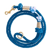 Luxe Tressé Coton Corde Pet Laisse Doux Polyester Chien Laisse Dentelle Personnalisée pour Petits Grands Chiens Naturel Biologique Fabricant