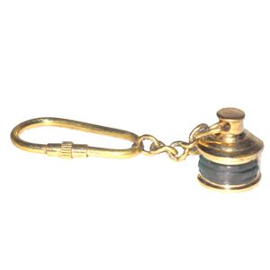 Porte-clés de conception d'ancrage de haute qualité en laiton de luxe article Vintage survie en plein air étanche 2025 nouveau Design article d'artisanat indien - Product Image 5