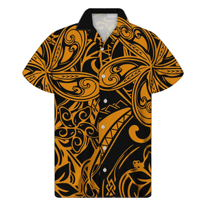 <b>Men's</b> Summer Casual Hawaiian Style Short Sleeve Beach <b>Shirts</b> Floral Geometric Digital Printed with Button Design New Collection - Product Image 4