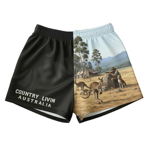 Short de rugby en polyester de haute qualité, design personnalisé de votre propre logo, couleurs personnalisées, respirant, taille élastique à séchage rapide - Product Image 5